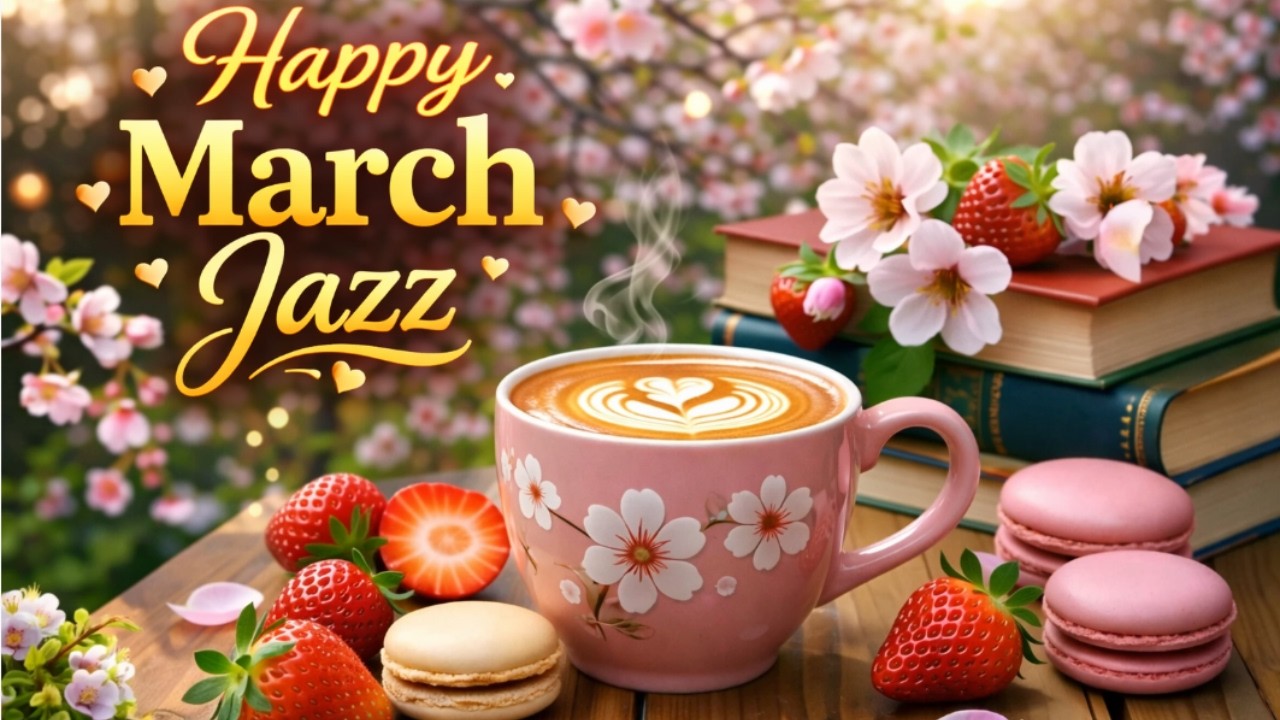 Happy March Jazz ☕ Smooth Coffee Piano & Bossa Nova Instrumental for Good Mood Vibes