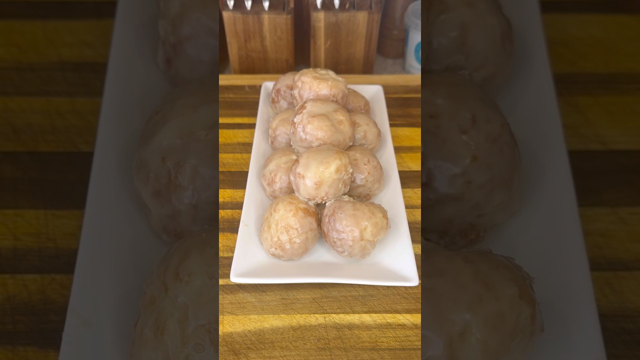 Glazed Donut Holes 😍