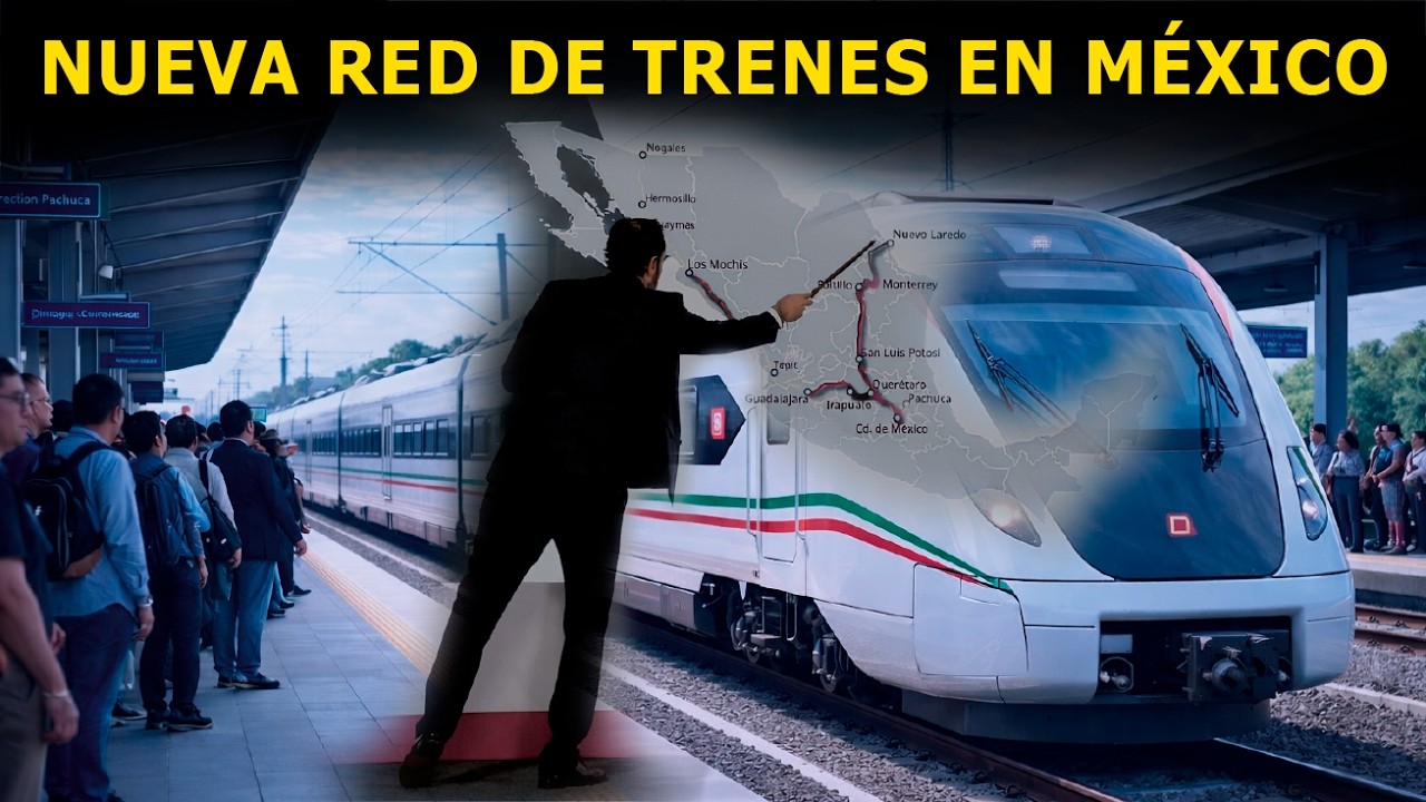 Así será la nueva Red de Trenes de Pasajeros en México