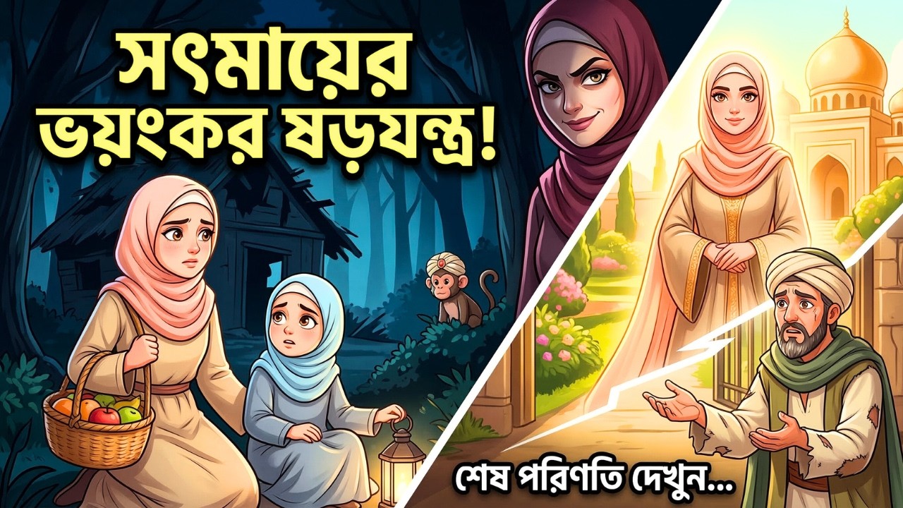 সৎমায়ের ভয়ংকর ষড়যন্ত্র ! জুলুমের পরিণতি দুনিয়াতেই  | ইসলামিক গল্প। Rise of ummah 
