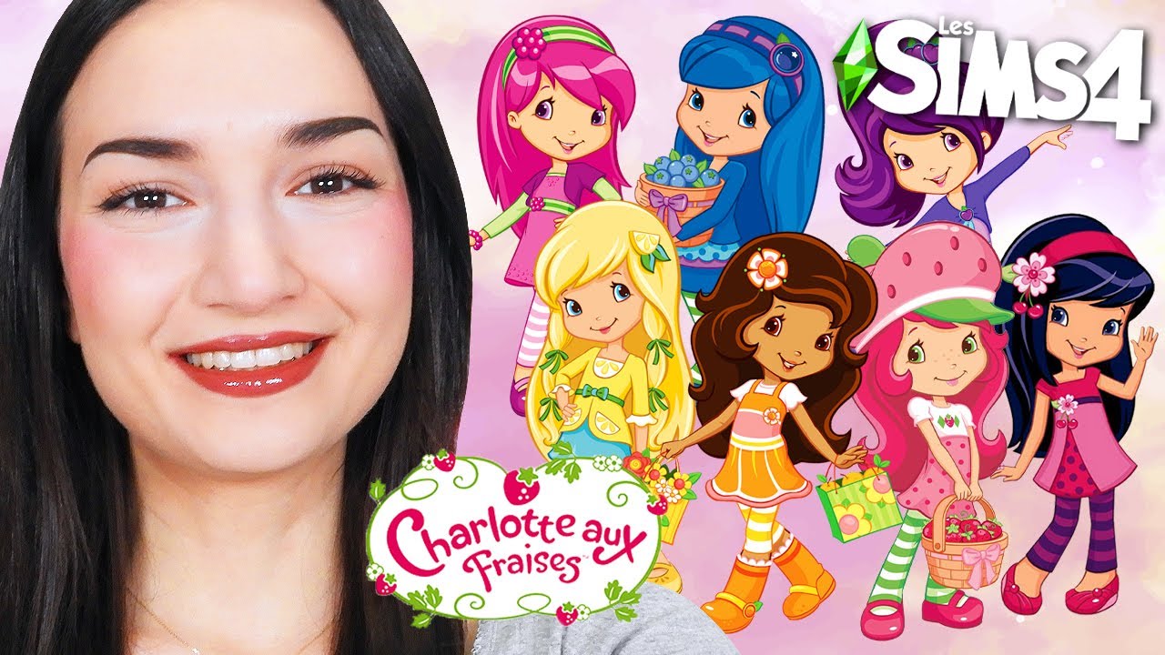 1 pièce = 1 personnage de Charlotte aux fraises 🍓(nostalgie GARANTIE) | Challenge Sims 4