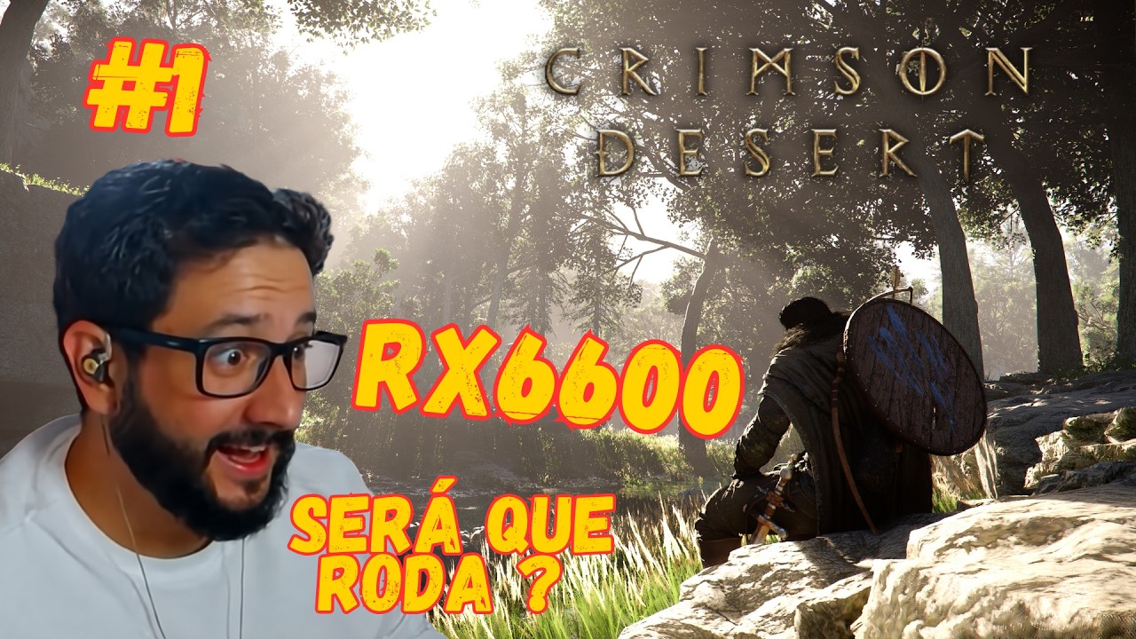 CRIMSON ESTÁ ENTRE NOS VAMOS TESTAR NA RX 6600 GAMEPLAY