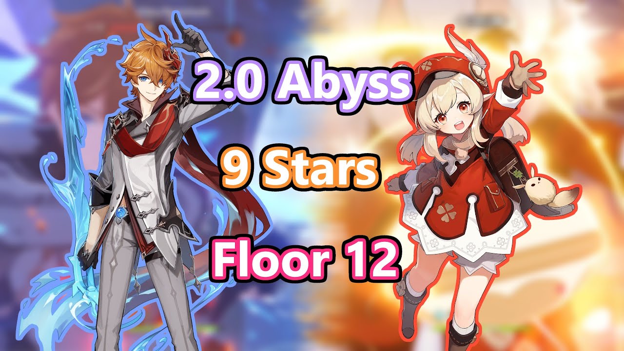 Klee and Childe Floor 12 9 Stars Abyss 2.0 (Genshin Impact)