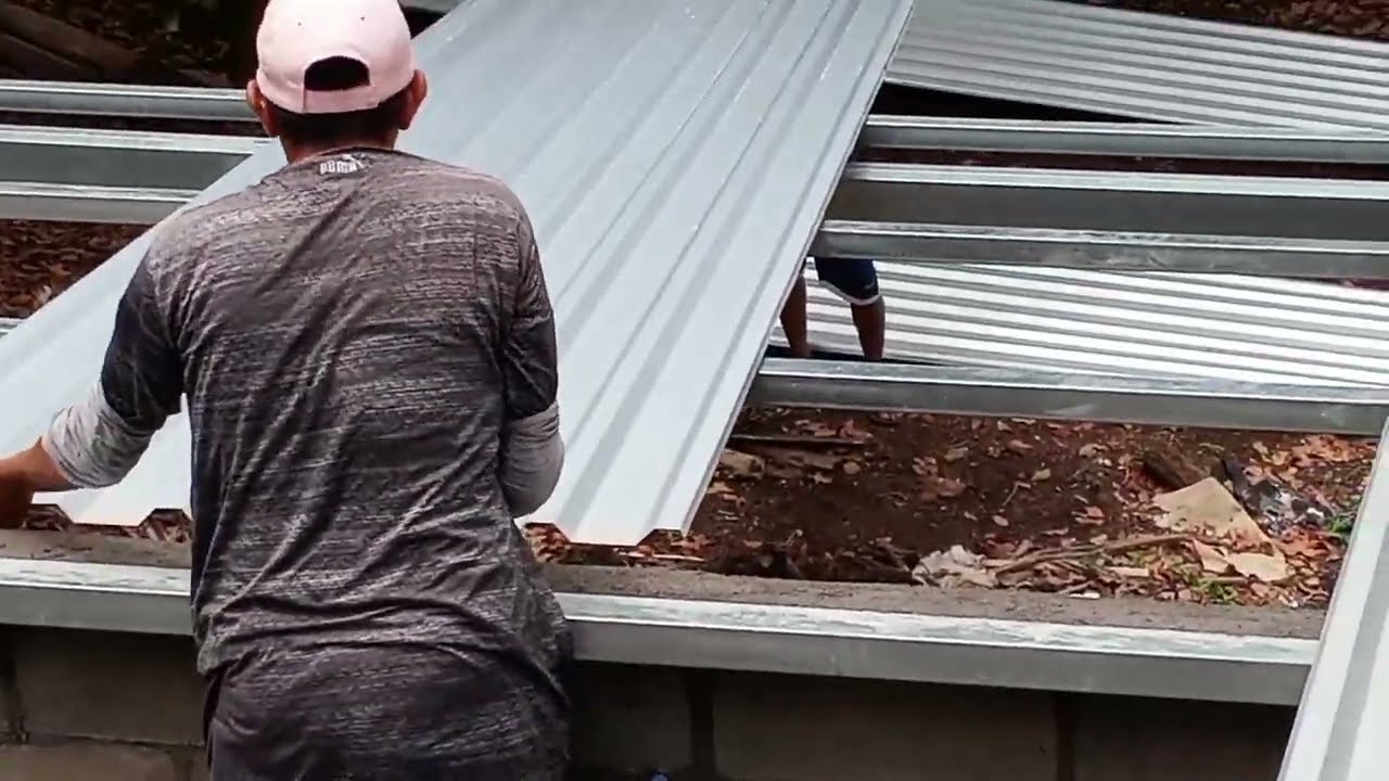 COMO PONER LÁMINA ZINCALÚM.paso a paso.