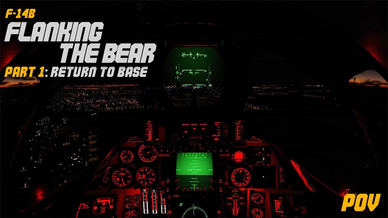 F-14B | Follow instructions and RTB | No Commentary | DCS World Campaign Part 1