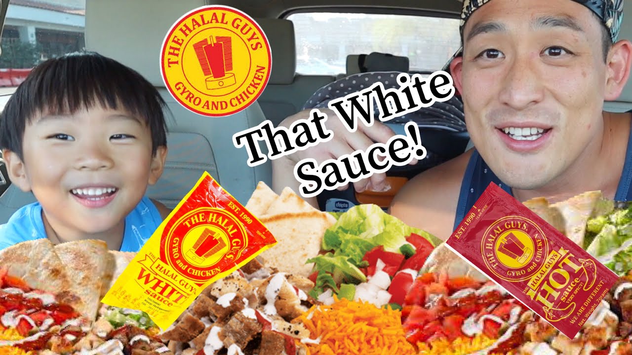 FALAFELS AND WHITE SAUCE!  We try the Halal Guys!