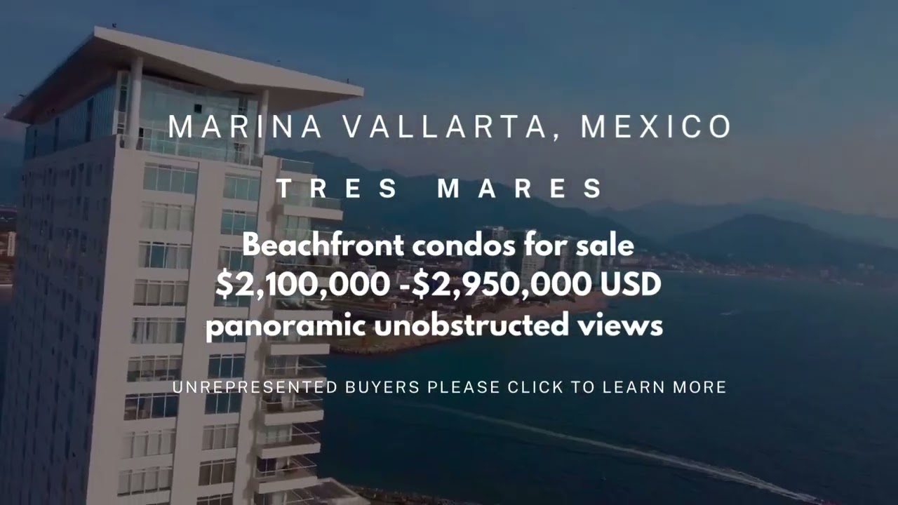 Beachfront Condos For Sale - Tres Mares Puerto Vallarta