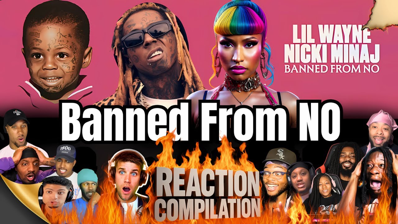 Lil Wayne ft Nicki Minaj - Banned From NO, Reaction Compilation