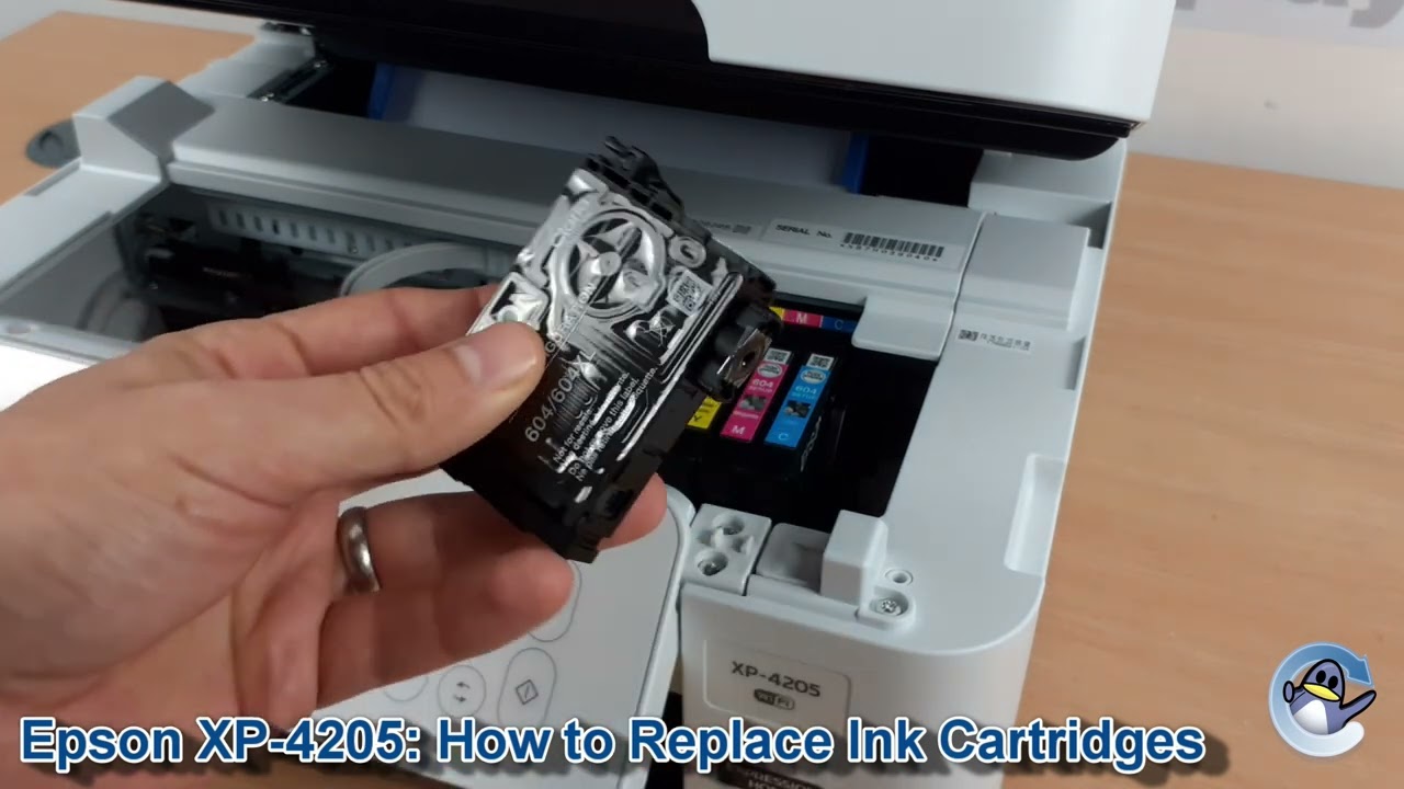 Epson XP-4200/XP-4205: как заменить чернильные картриджи