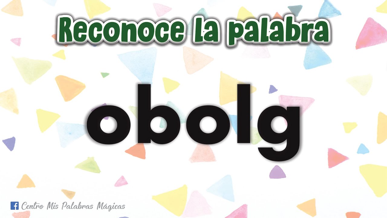 LECTURA AL REVES #estimulacioncognitiva