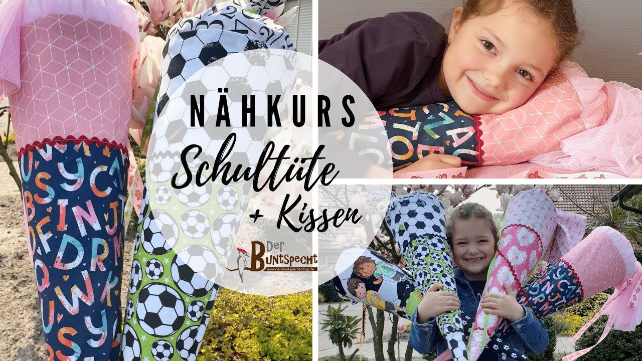 Nähkurs Schultüte und Kissen