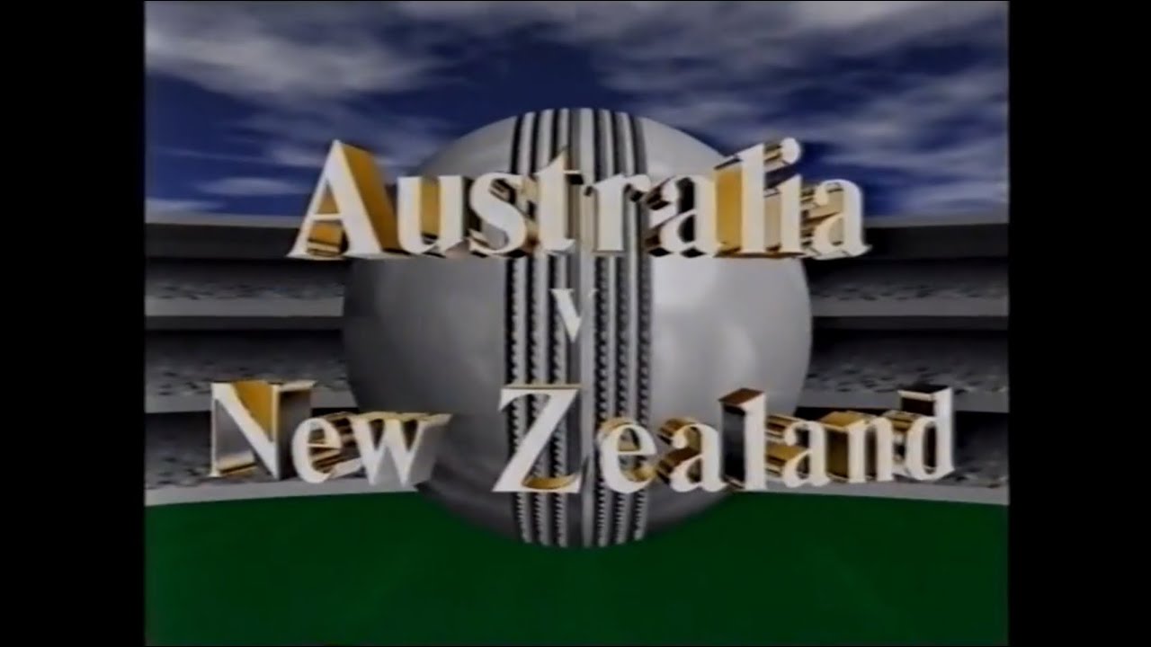 Australia vs New Zealand World Series 1993/94 Game 5 Channel Nine Highlights