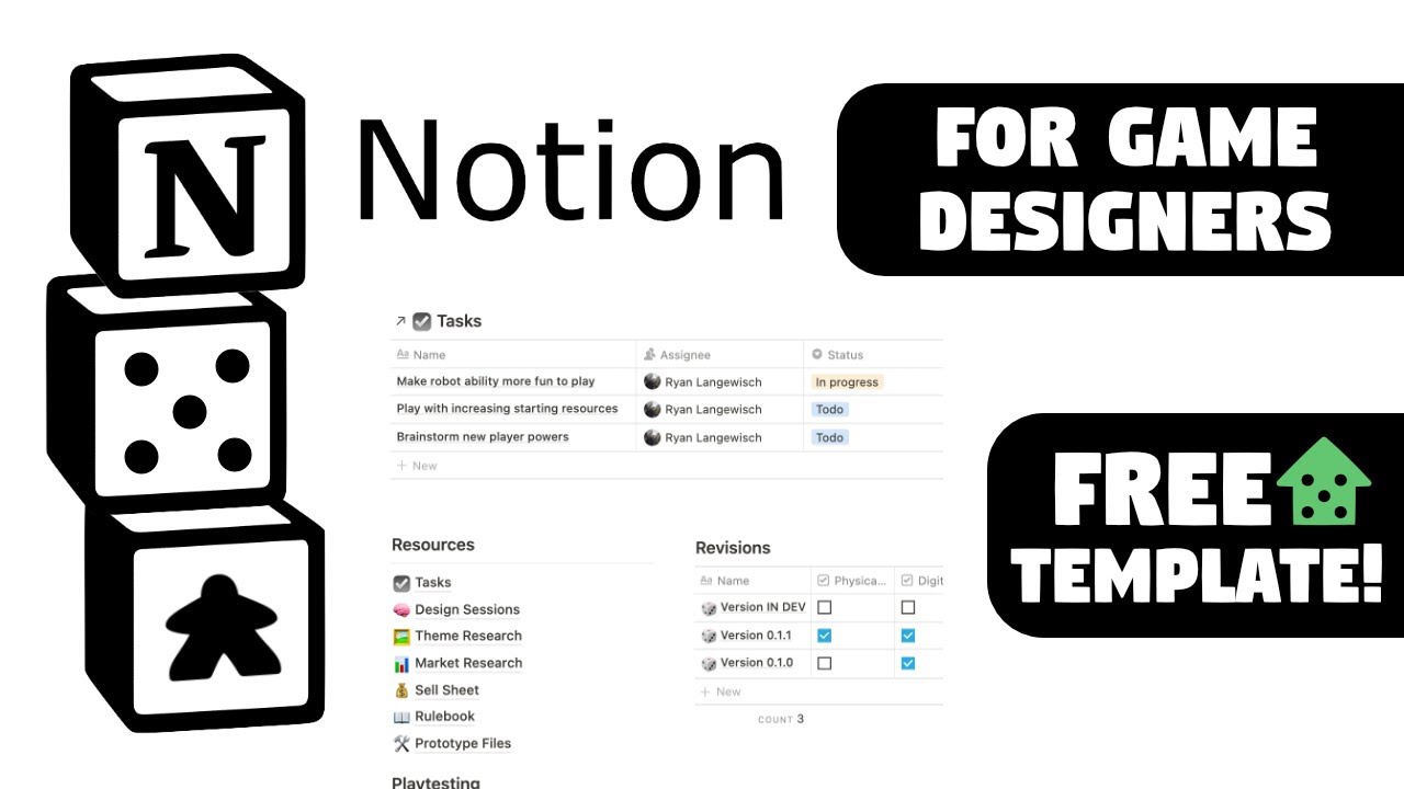 Notion for Game Designers | Full Template Walkthrough