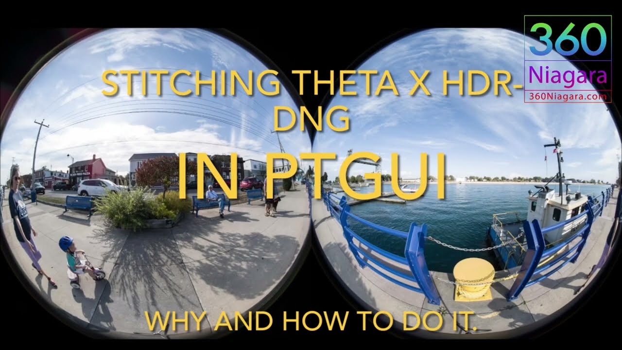 Stitch Ricoh Theta X with PtGui