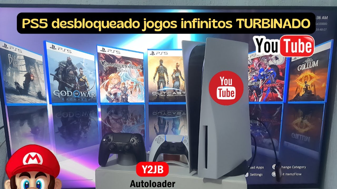 PS5 desbloqueado jogos infinitos TURBINADO fazemos qualquer negocio