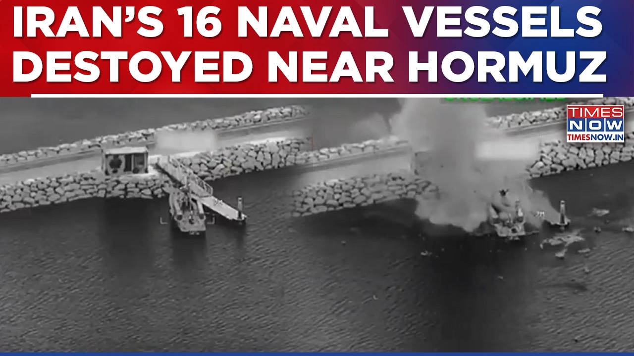 US Destroys 16 Iranian Naval Vessels In Strait Of Hormuz, Was Iran Trying To Plant Mines? US Says...