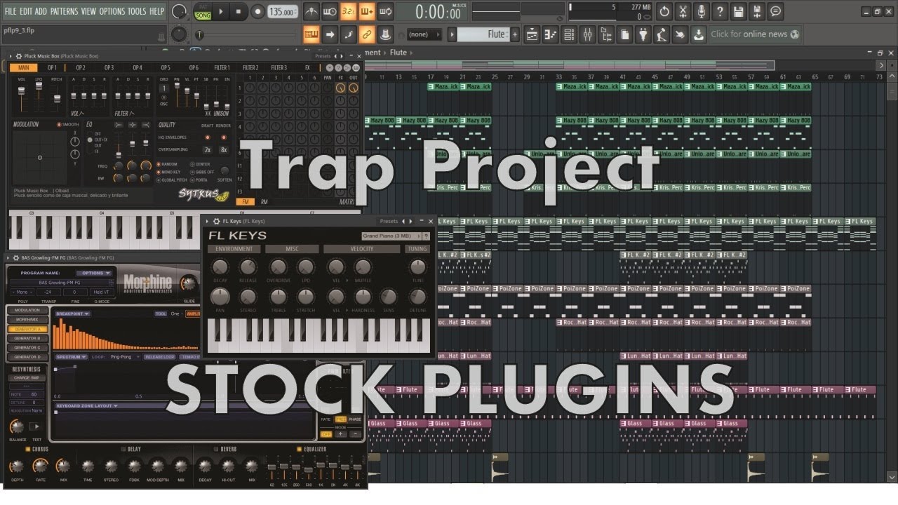 Free FLP! Trap Project #11 || FL Studio 20 Stock Plugins