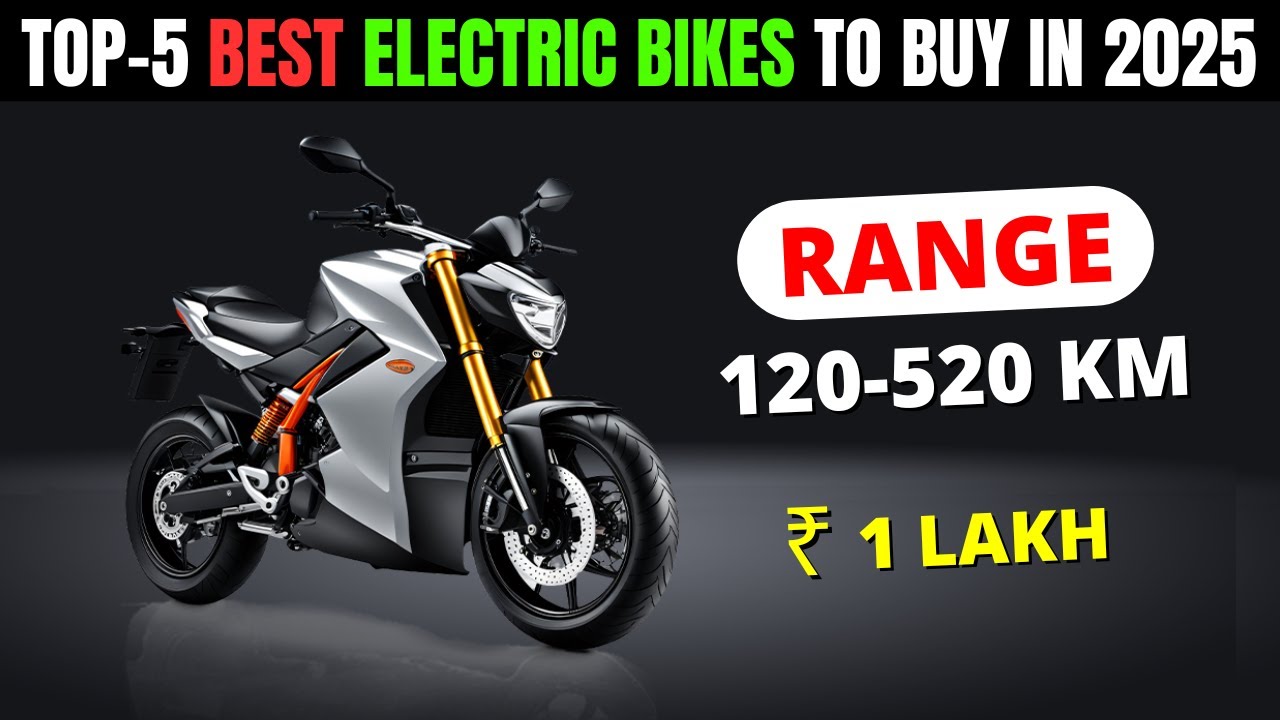 TOP 5 BEST ELECTRIC BIKES IN INDIA 2025 | Price, Range, Review | ELECTRIC BIKES 2025
