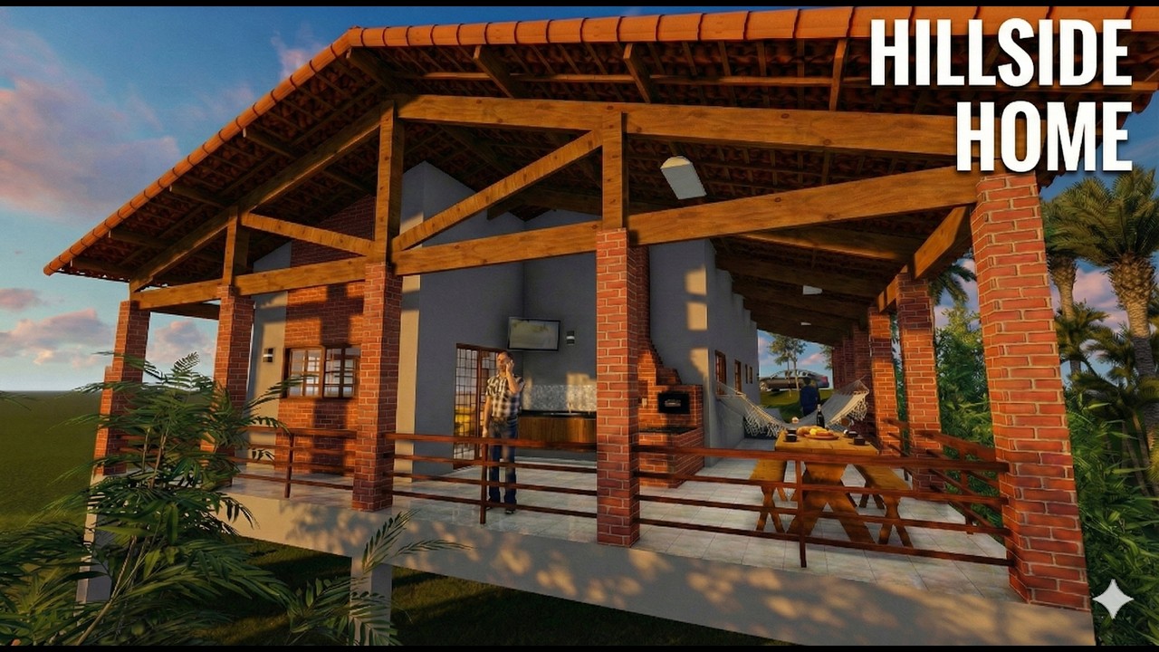 Stunning Modern Country House Tour | 3 Bedrooms on a Sloped Lot