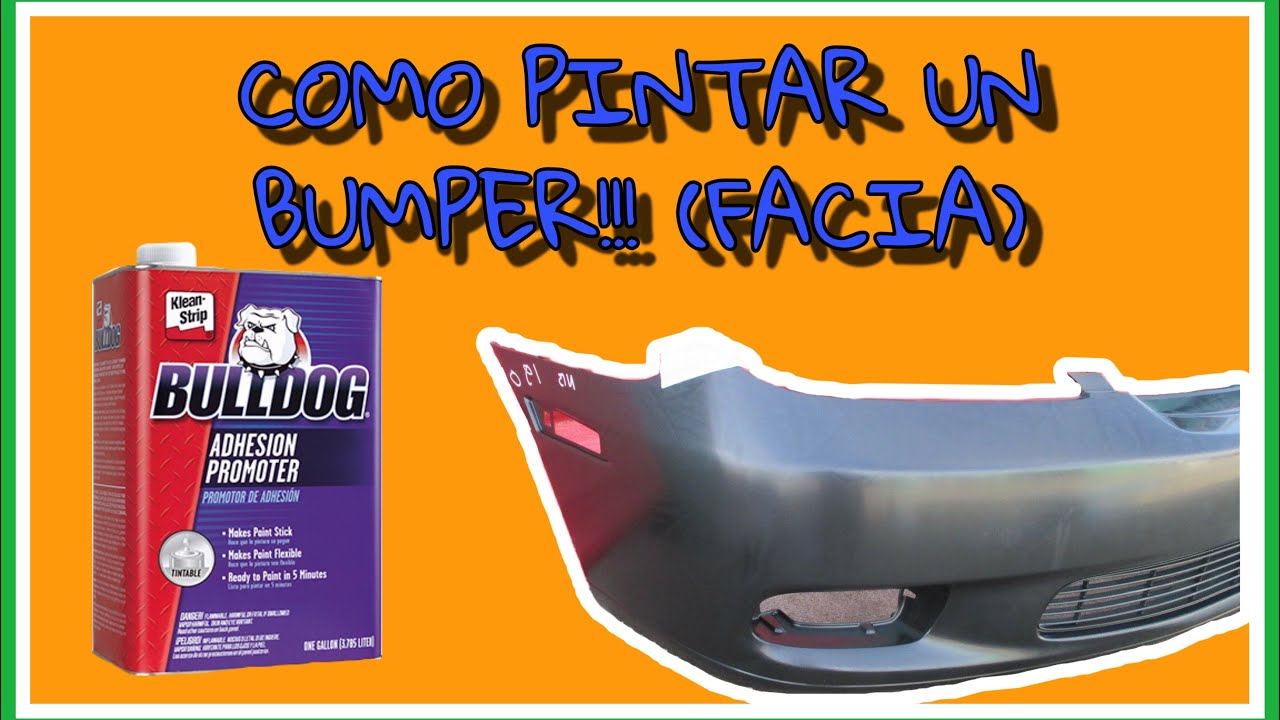 Como pintar un bumper ( facia) y los materiales que debes usar #autopaint #pinturaautomotriz