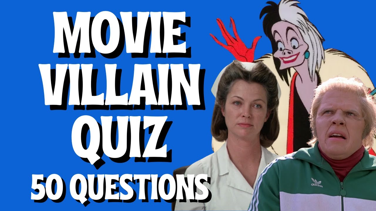 Guess the Movie Villain Picture Quiz | Can you Name all of these Antagonists? (50 Questions)