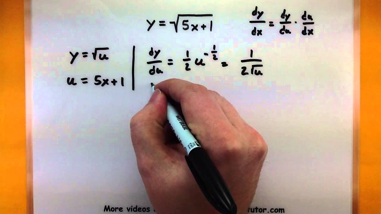 Calculus - Chain rule using Leibniz notation