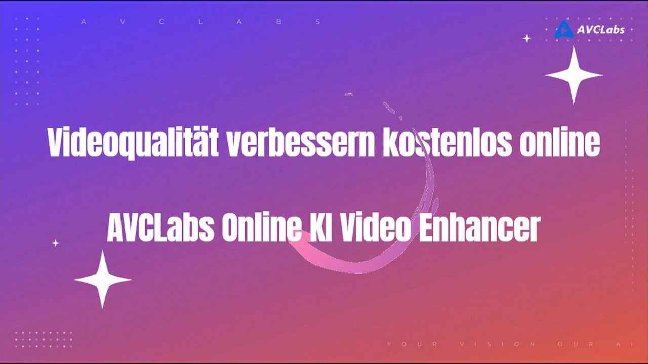 Videoqualit&auml;t verbessern kostenlos online | AVCLabs Online KI Video Enhancer #ki #videoenhancer