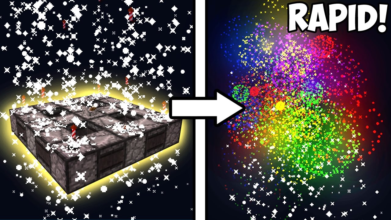 ULTRA RAPID FIREWORK LAUNCHER! - Minecraft Tutorial