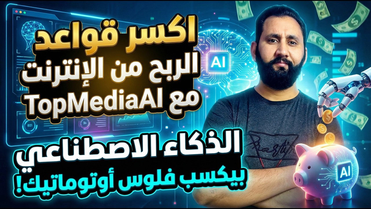 اربح من الإنترنت مع TopMediaAI | الذكاء الاصطناعي بيكسب فلوس أوتوماتيك!