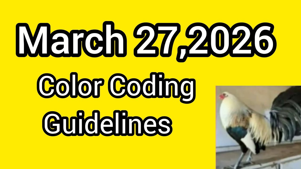 March 27,2026 Color Coding Guidelines 