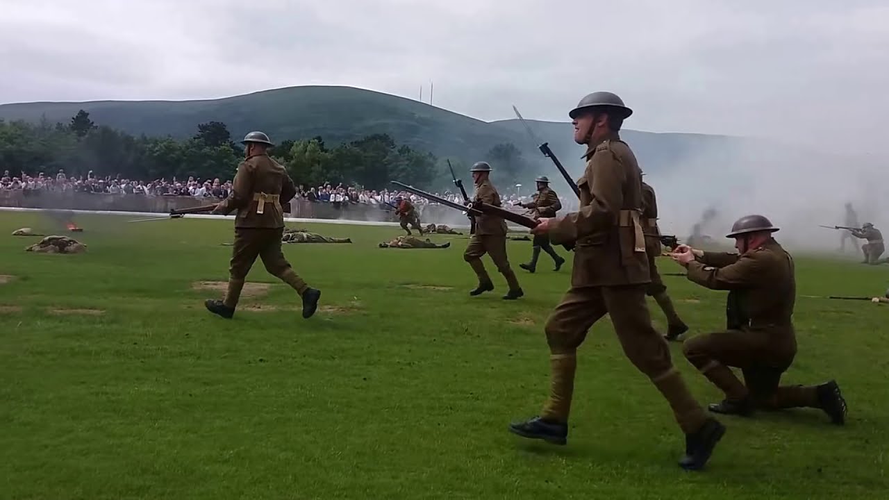 Somme Ulster Division Re-enactment/remembrance, Woodvale park, Belfast 18/6/2016
