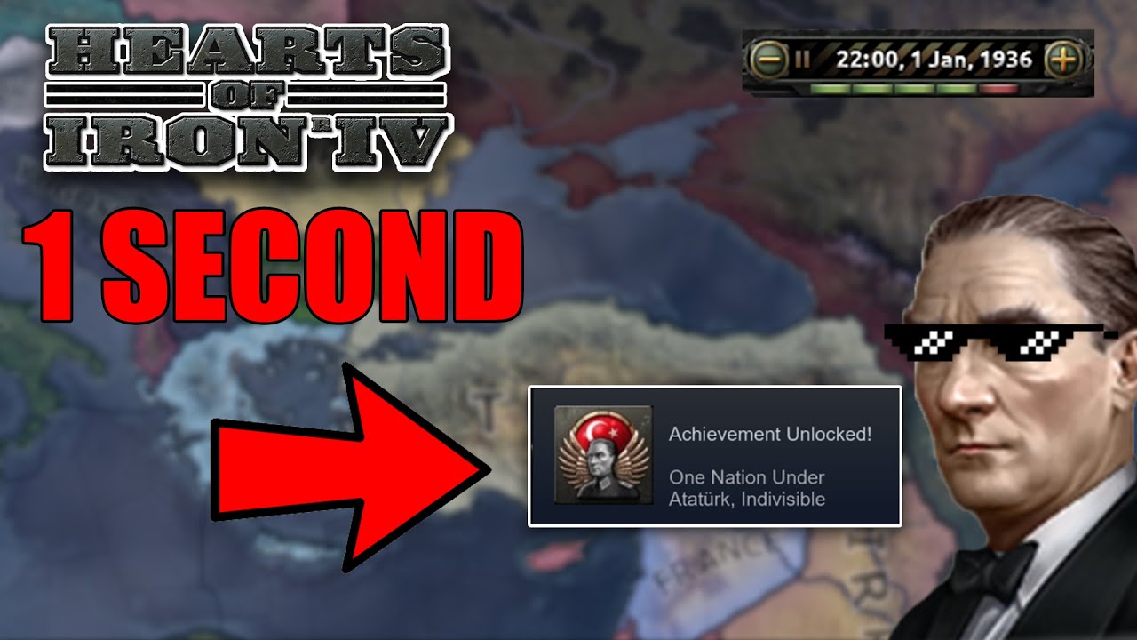 GETTING 'One Nation Under Atat&uuml;rk, Indivisible' in 1 SECOND!!! | HOI4 Battle for the Bosporus