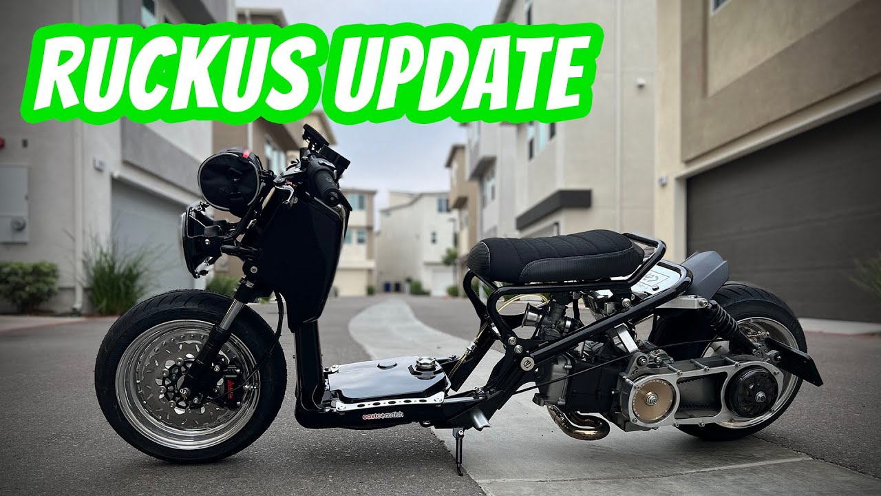 Honda Ruckus Update + Ride Around the Blok #9 + Kemimoto Bag