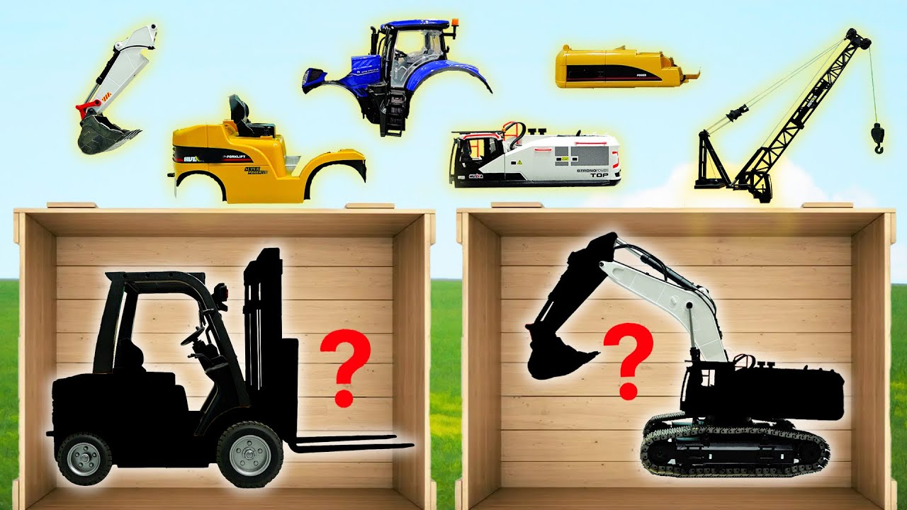 ремонт игрушечных машинок и грузовиков / спасательная игра Truck Car Toy Rescue with Repair for Kids