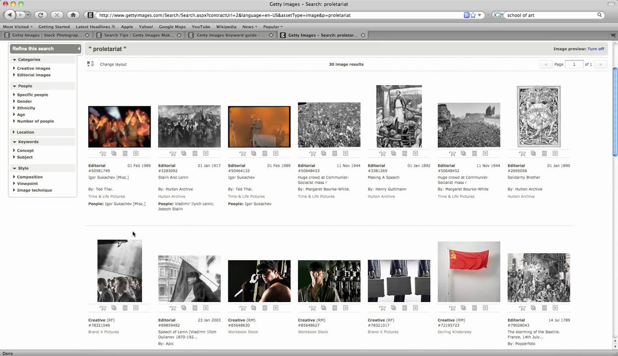 Getty Images Tutorial