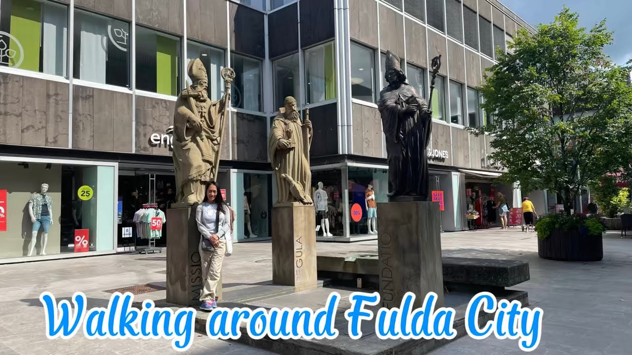 Walking around Fulda City, Germany