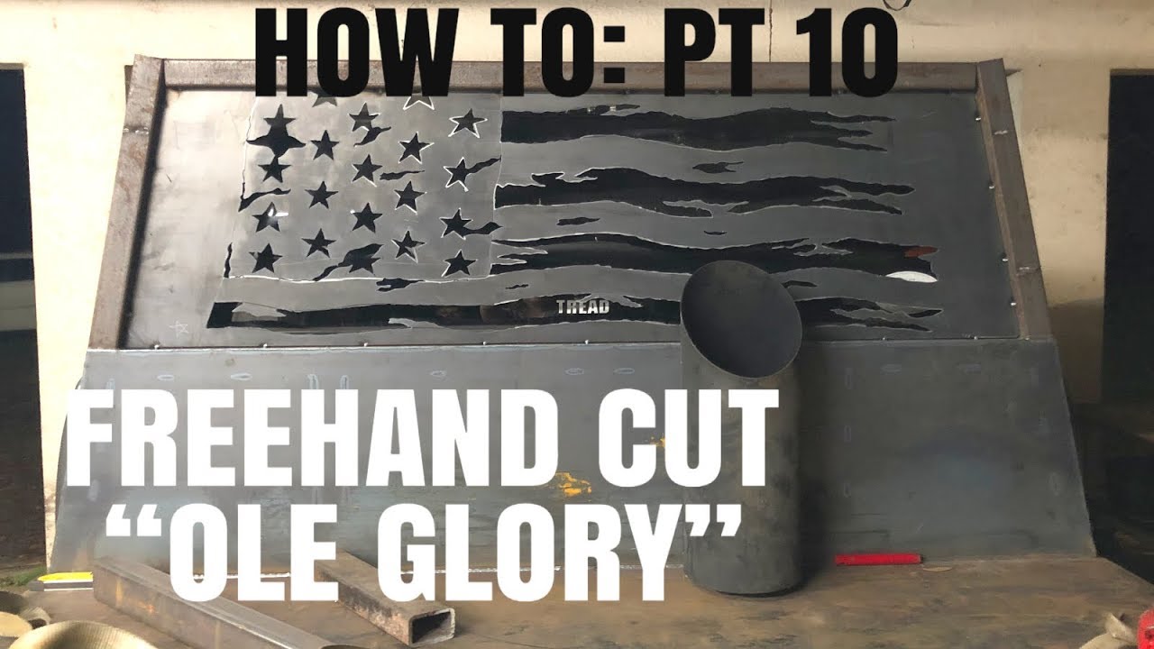 How To Build A Flatbed (PT 10) Hand Cut Flag