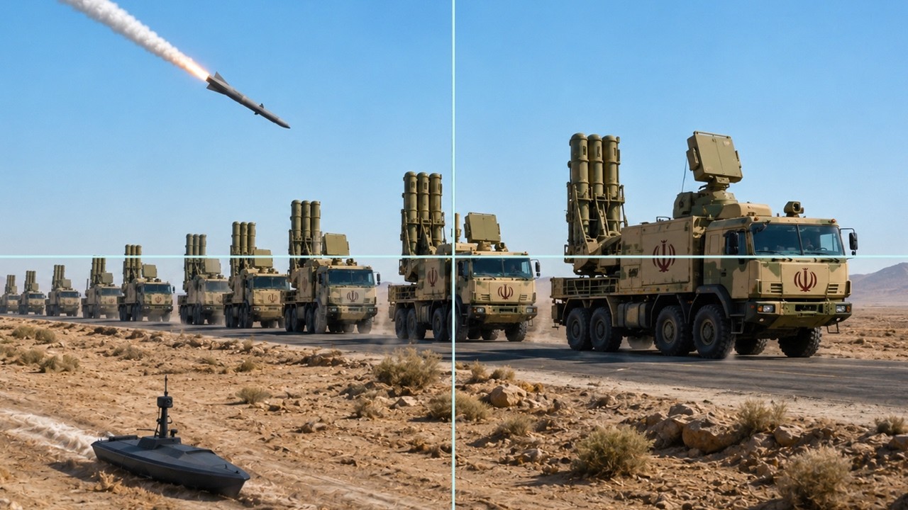 US Ambush Destroys Iran's Most Advanced Air Defense Missile Convoy with Guided Missile