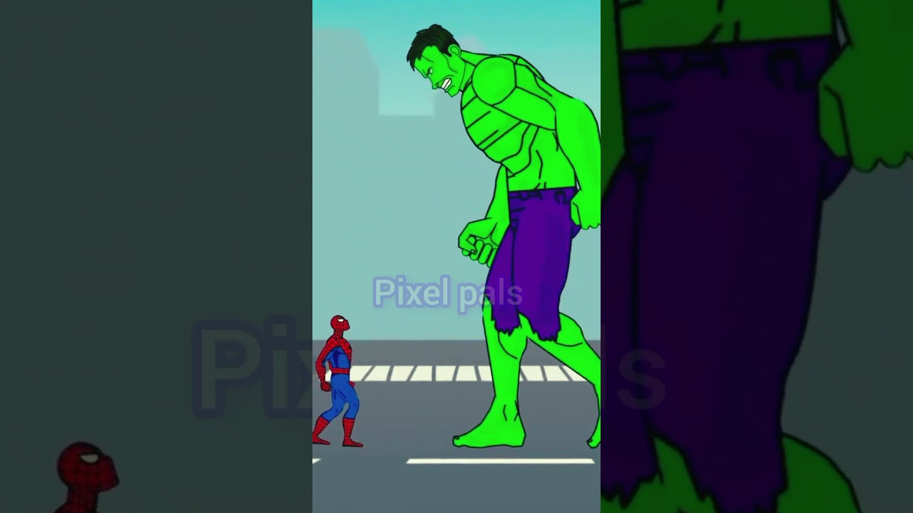 Spider man vs Hulk 
