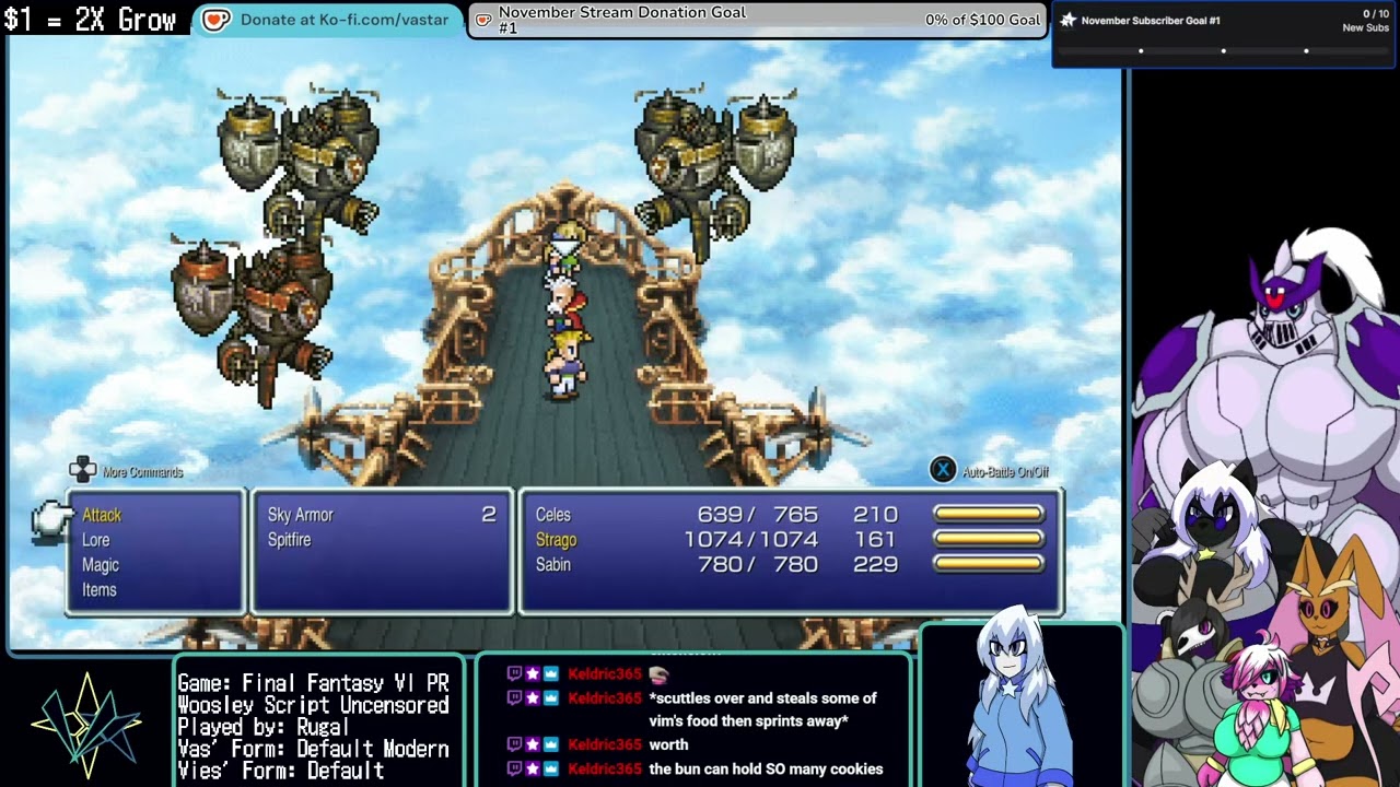 [Rugal] Final Fantasy VI Pixel Remaster [Part 6] | VaStarPlus Stream VODs