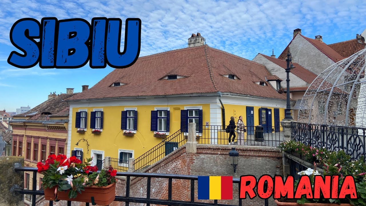 Our Time In SIBIU, Romania! (Are The Buildings STARING At Us?)