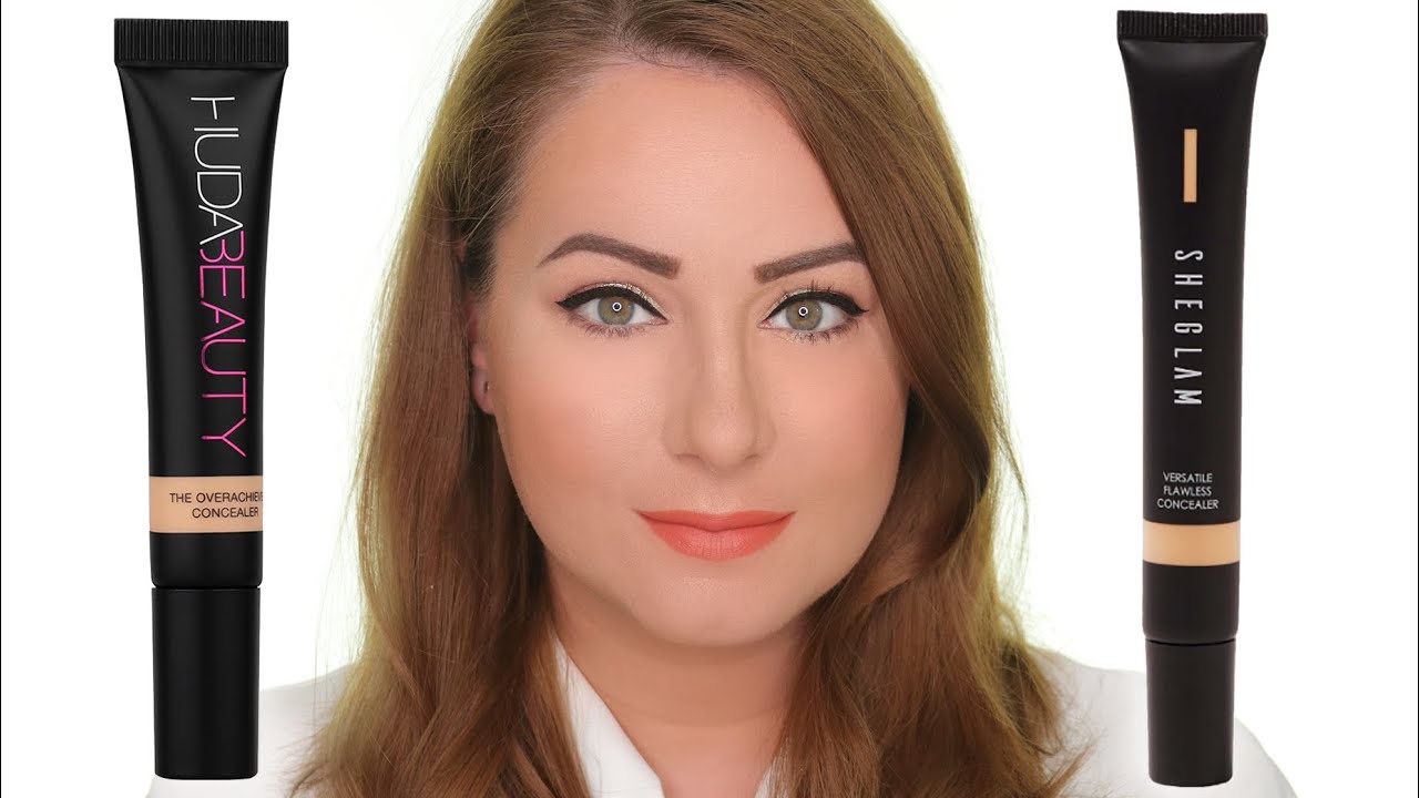 Sheglam Flawless Concealer vs Huda Beauty Overachiever Concealer Comparison