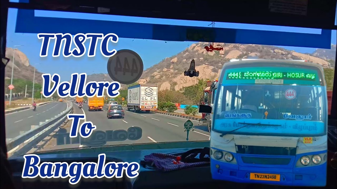 TNSTC Bus journey, from Vellore to Bangalore ,#bangalore #vellore