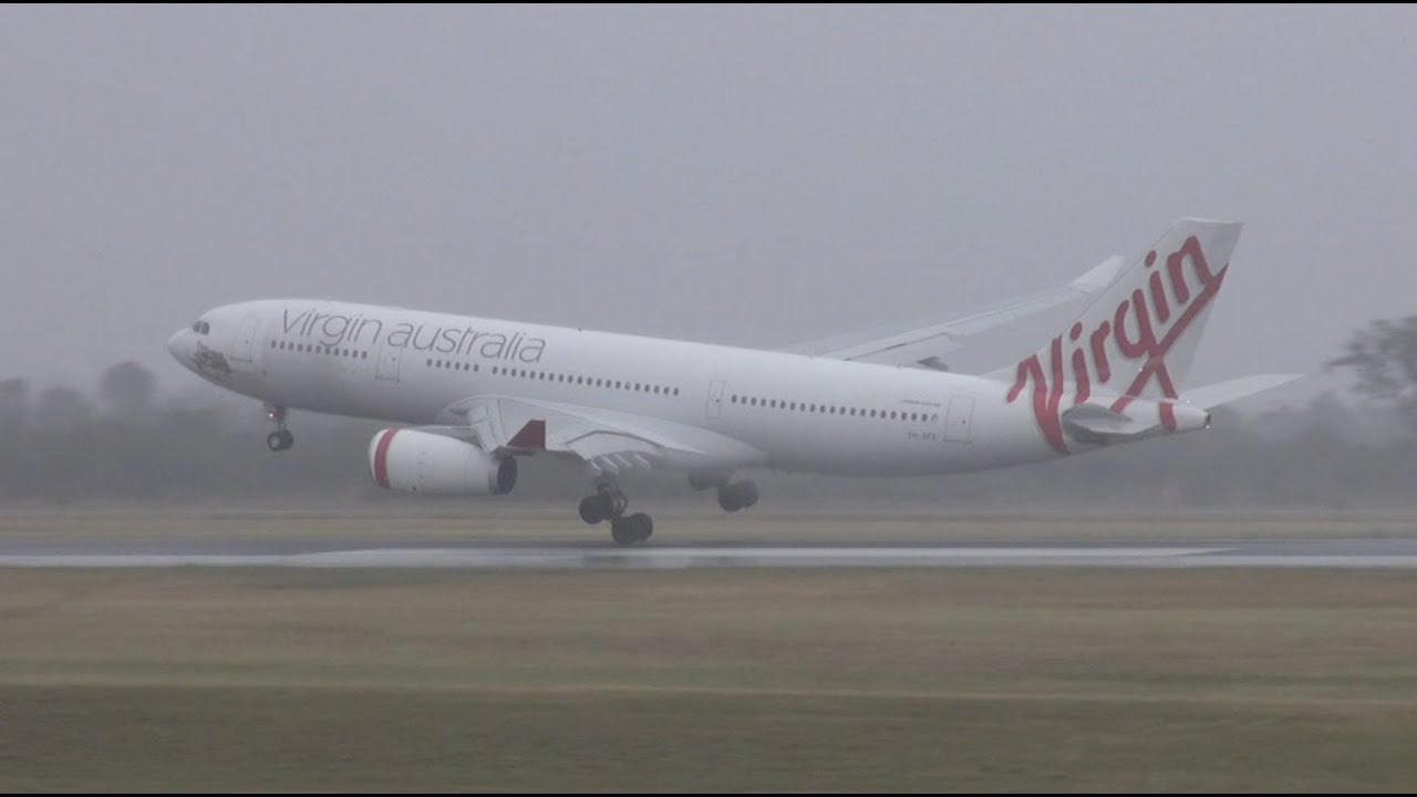 STORMY PLANE SPOTTING @ PERTH AIRPORT # 7