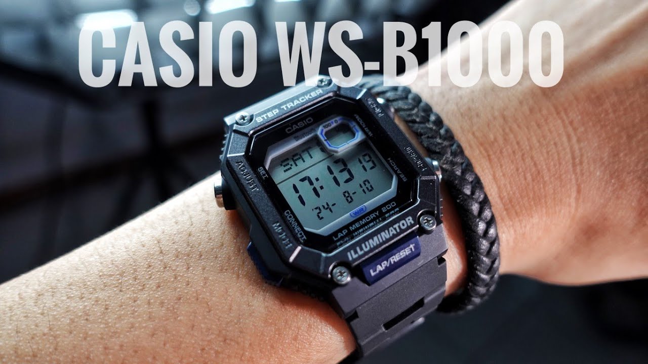 NYOBAIN CASIO BLUETOOTH STEP TRACKER WS-B1000 - Unboxing Review Setting