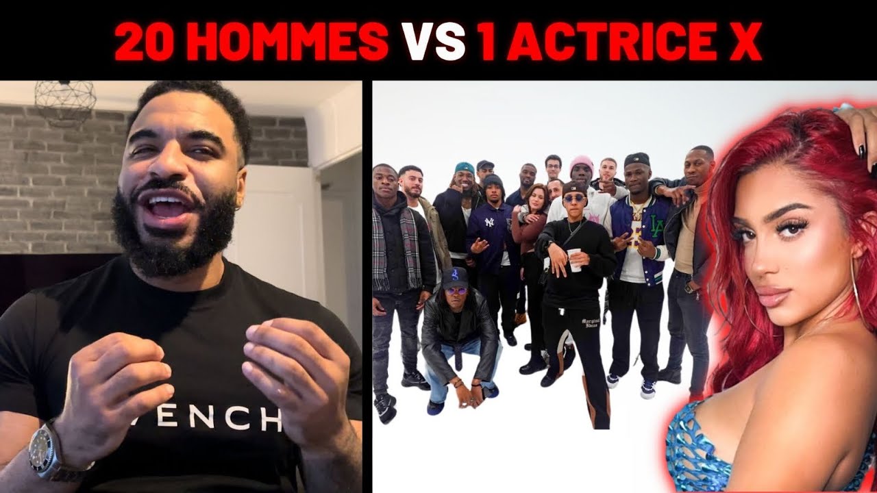 20 HOMMES VS UNE ACTRICE X