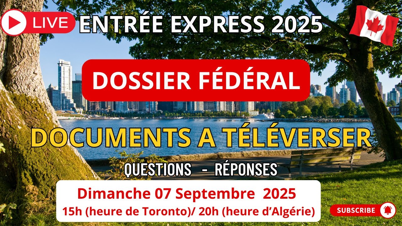👉 Live spécial ITA – Comment préparer votre dossier fédéral après l’invitation (Entrée Express)