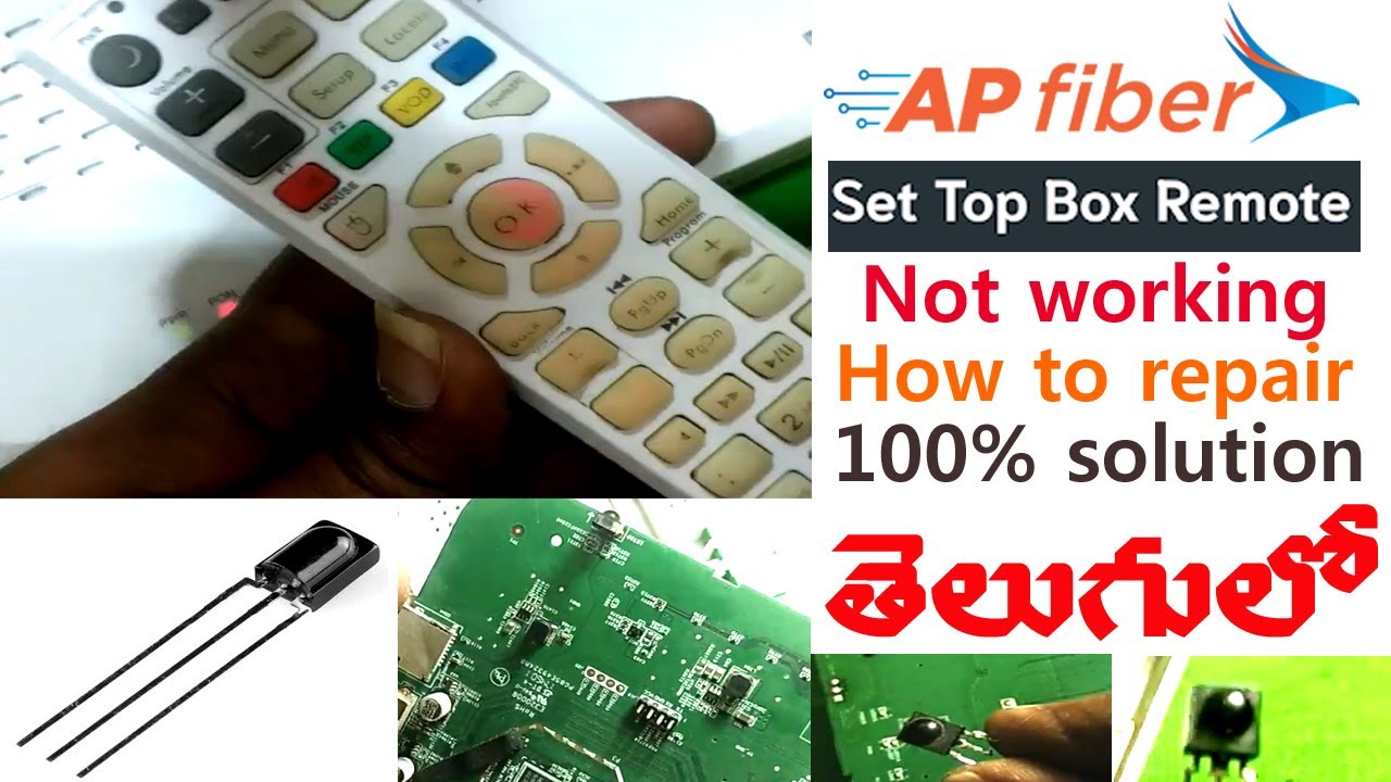 Ap fiber setup box remote control not working | in telugu | by syam | mobiletricks |
