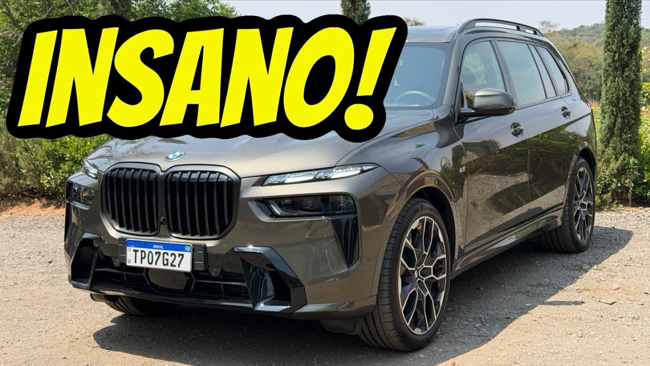 NOVO BMW X7 - O SUV MAIS IMPRESSIONANTE DO BRASIL!