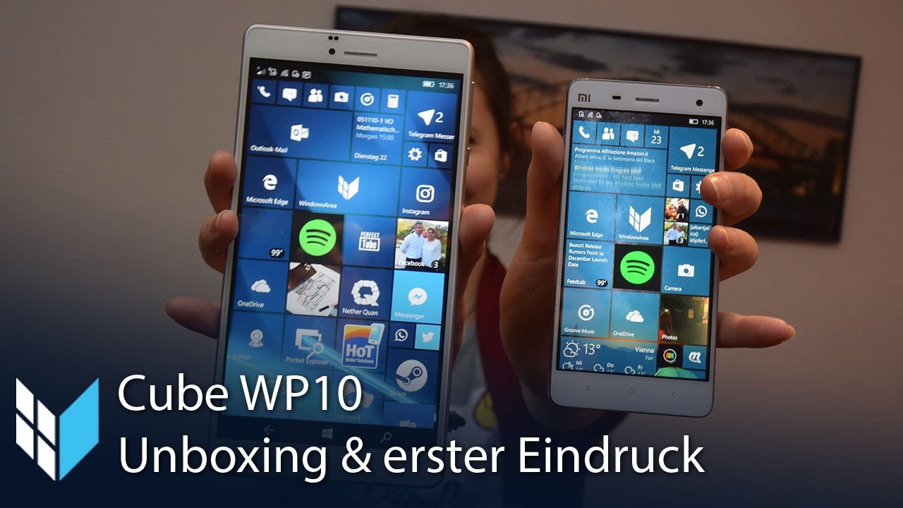 Cube WP10: Erster Eindruck & Unboxing mit dem 7-Zoll Windows 10 Mobile-Smartphone